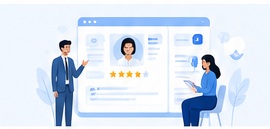 Recruiter dashboard illustration